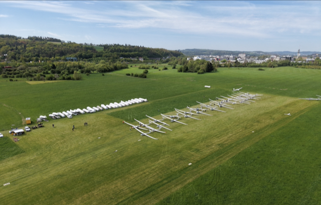 Flugfeld von oben